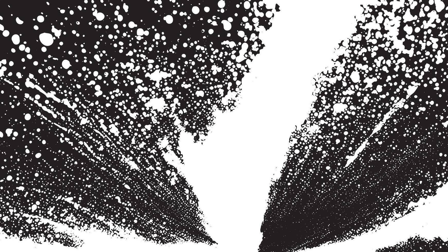 Worn Black Gritty Texture Distressed and Grunge Style for Monochrome Backgrounds vector