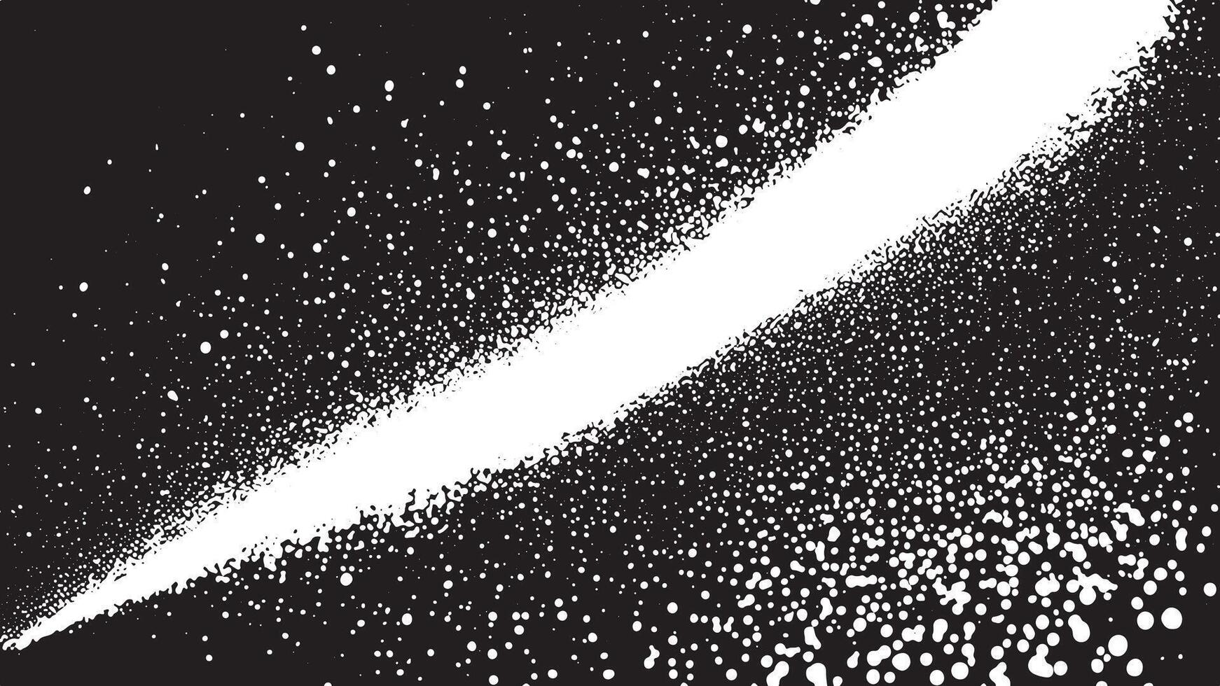 Dark Black Gritty and Distressed Texture Monochrome Grunge Overlay for Backgrounds vector