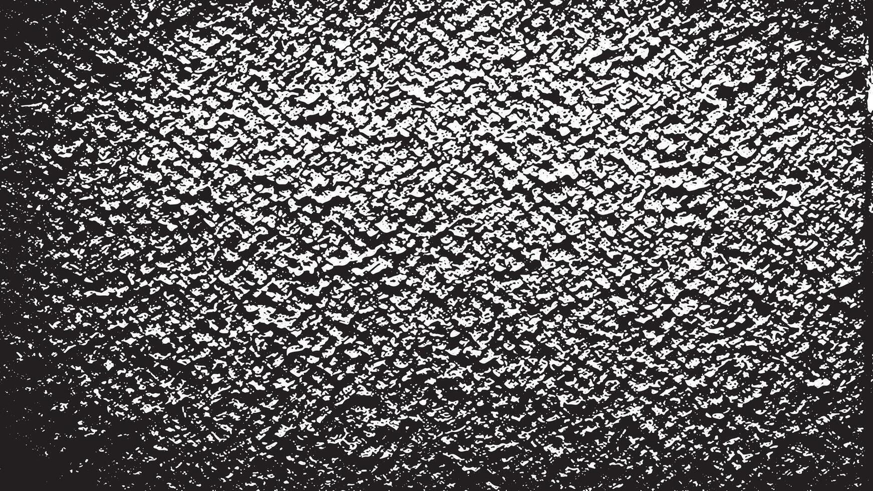 Grunge and Distressed Black Texture on White Canvas with Fine Noise Overlay for Backgrounds. vector
