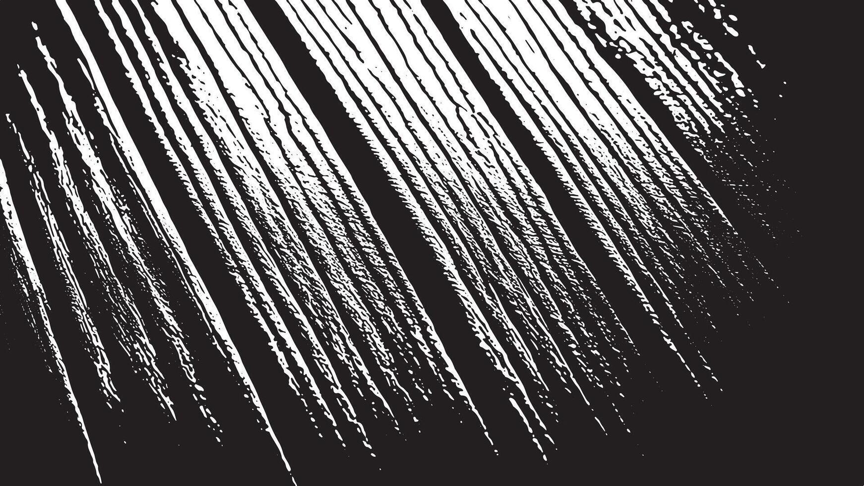 Dark Grunge Overlay with Distressed Black Texture on a Pure White Background vector
