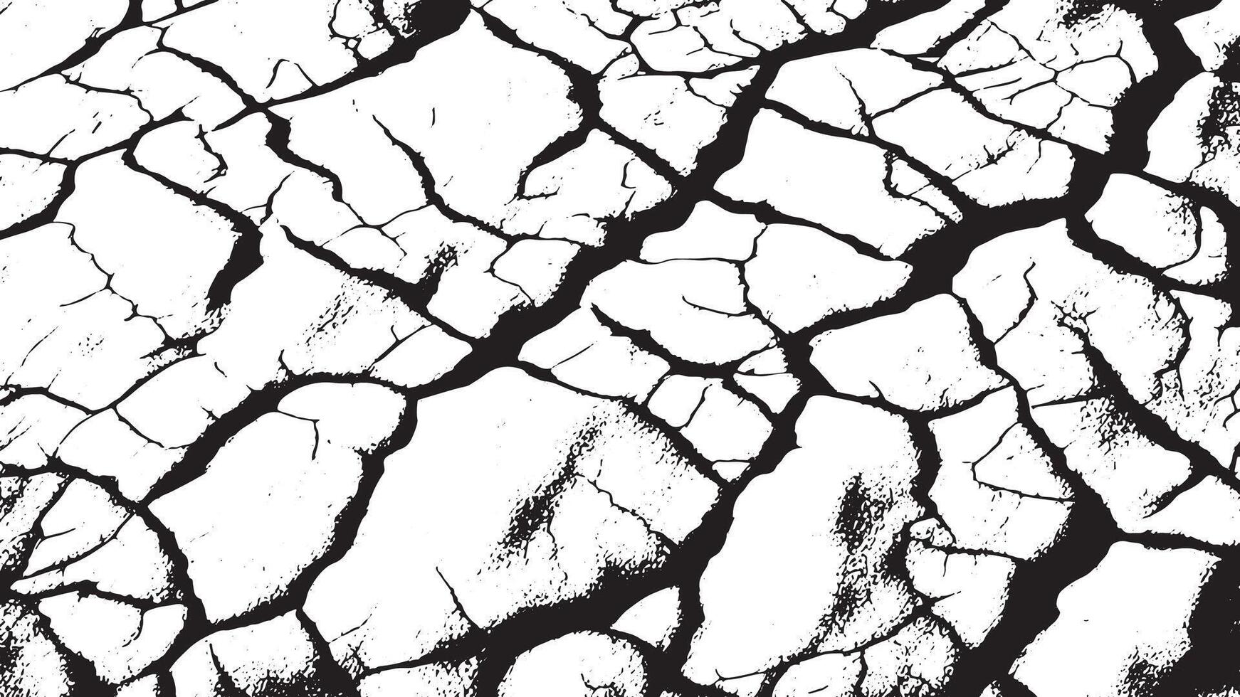Weathered Black and White Grunge Texture Overlay for High-Definition Backgrounds vector