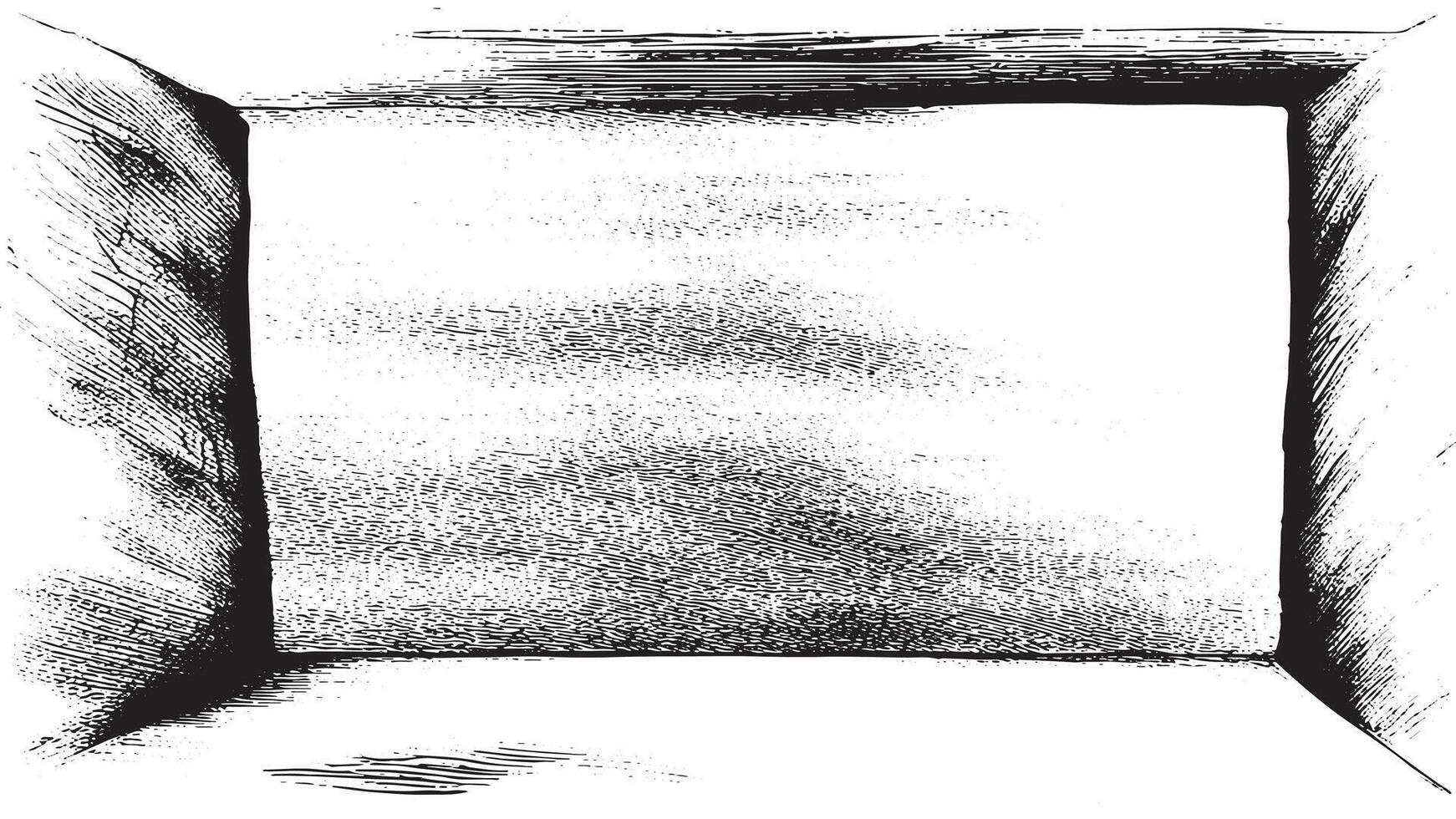 Distressed Black Grunge Texture with Monochrome Overlay on White Background vector