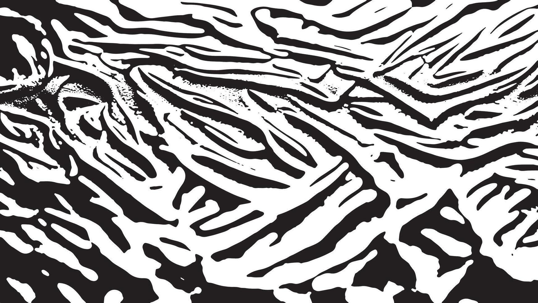 Rough Black Texture Overlay with White Background for Detailed 4K Design vector