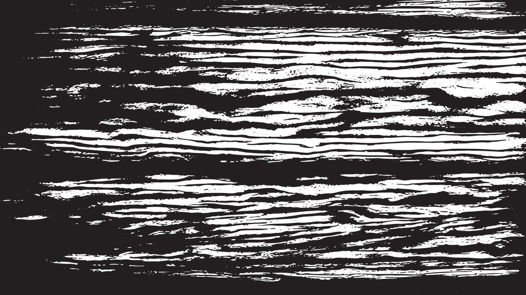 Monochrome Black Distress Texture with White Base for 4K Overlays vector