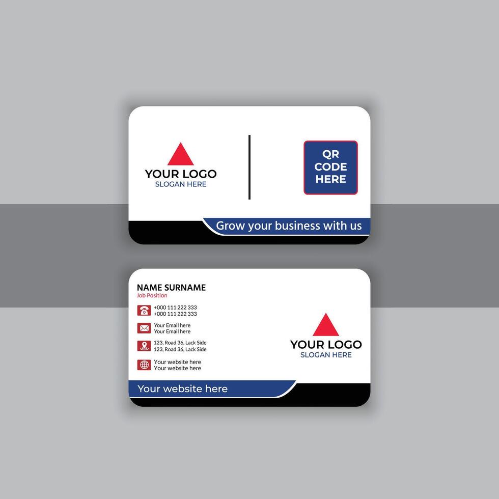 Free Business card design vector
