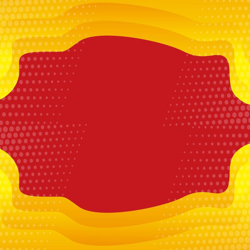 Gold and red gradient wave background vector
