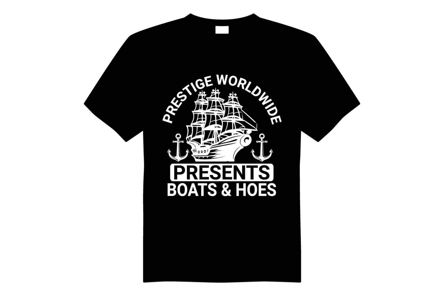 sail boat t shirt design vector