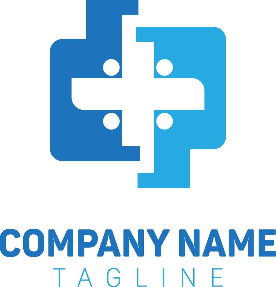 letter DP logo vector