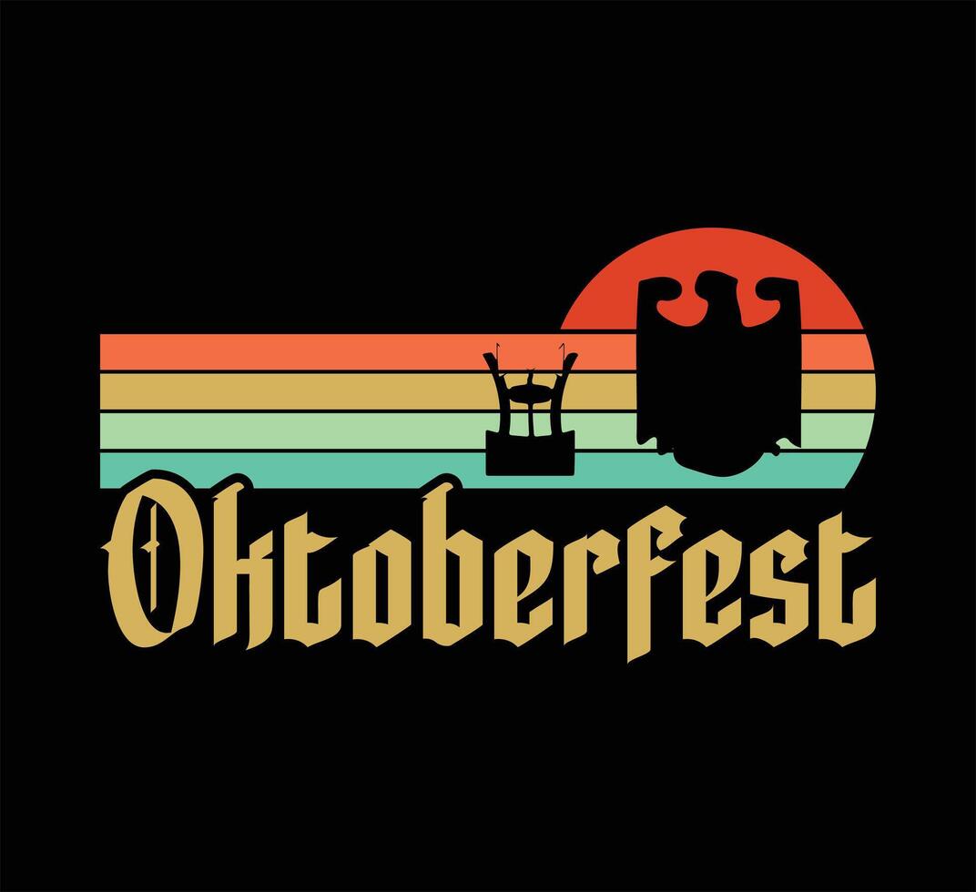 Oktoberfest T Shirt Design vector