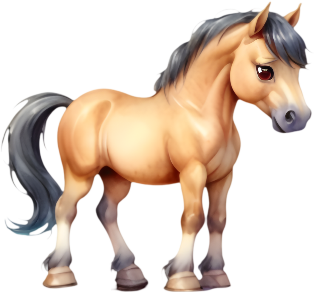Playful Horse Illustrations for Creative Use. . png