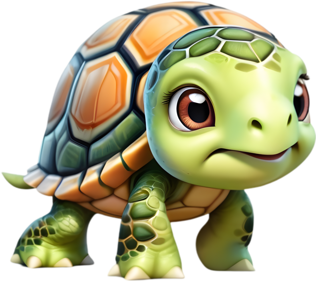 Delightful Sea Turtle Cartoon Clipart Ideal for Websites and Blogs. . png