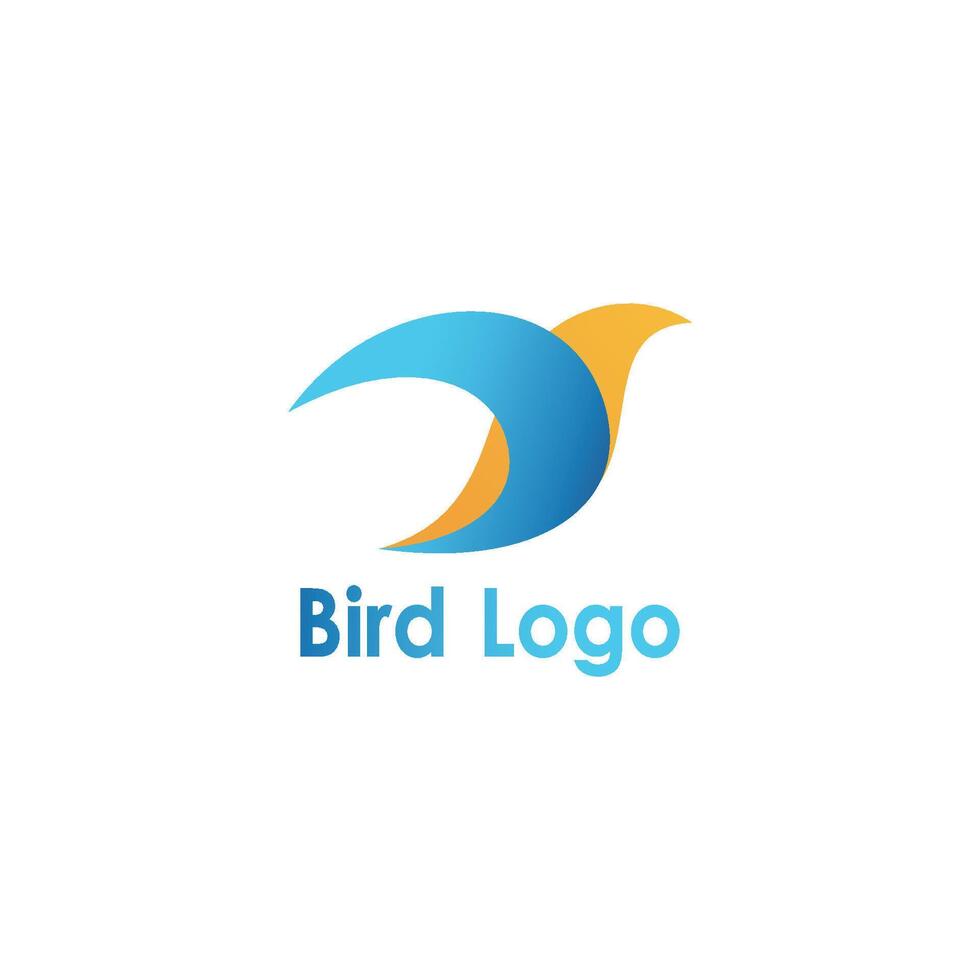 Symbolic Bird Logo vector
