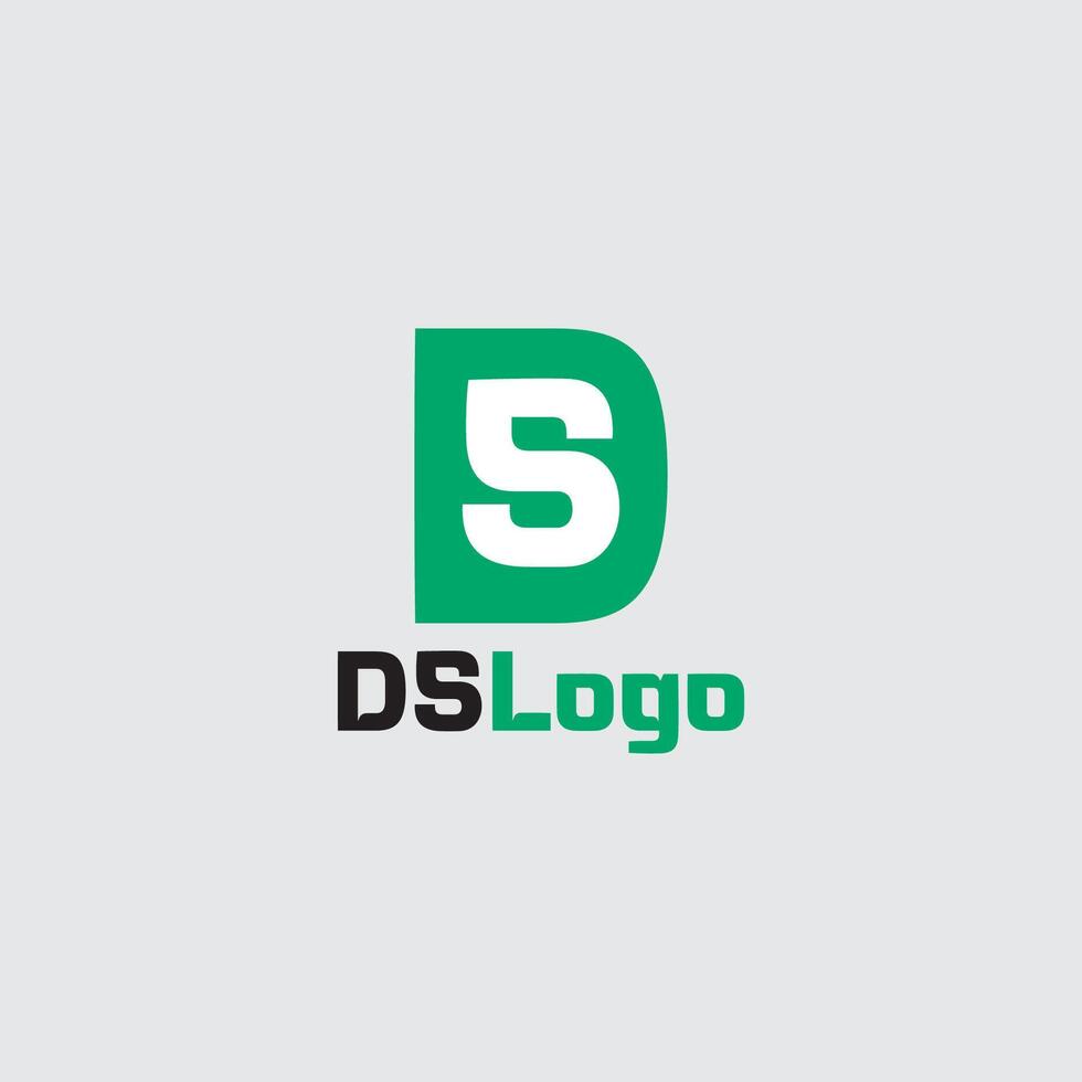 DS Logo Lettering Idea vector