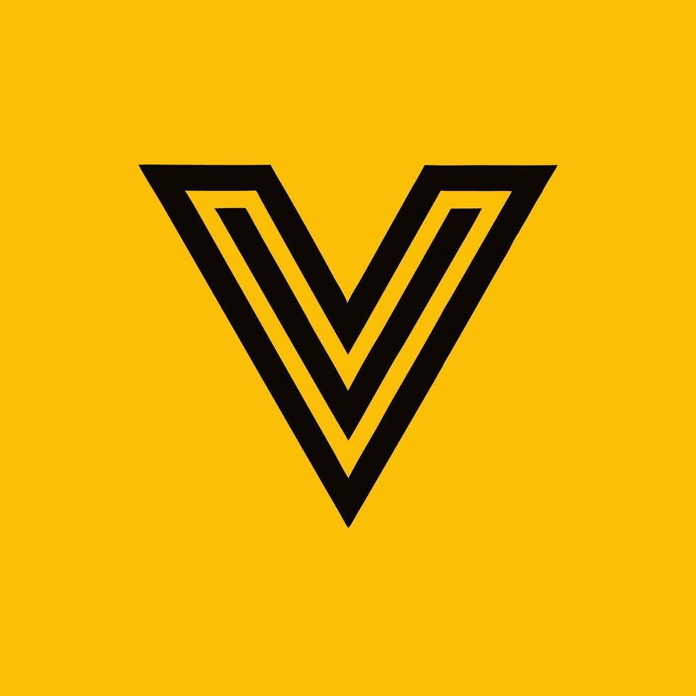 modern V Logo for your Business vector