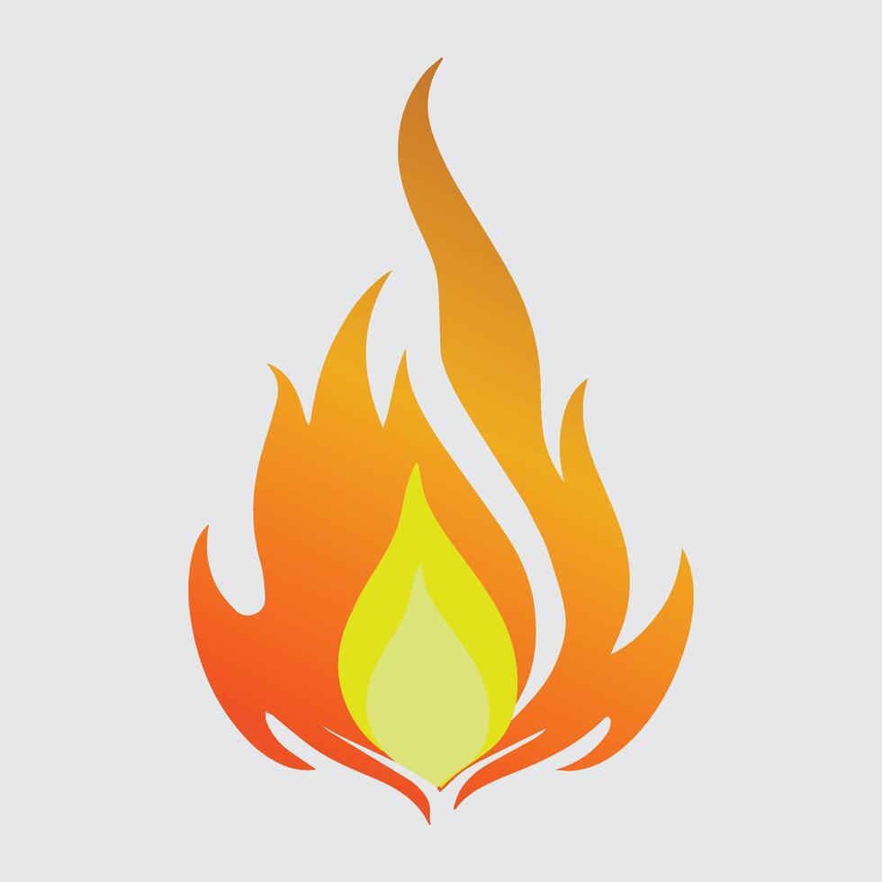 fire art icon vector