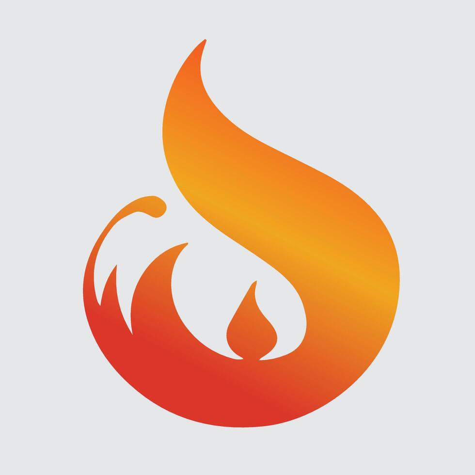 fire graphic icon vector