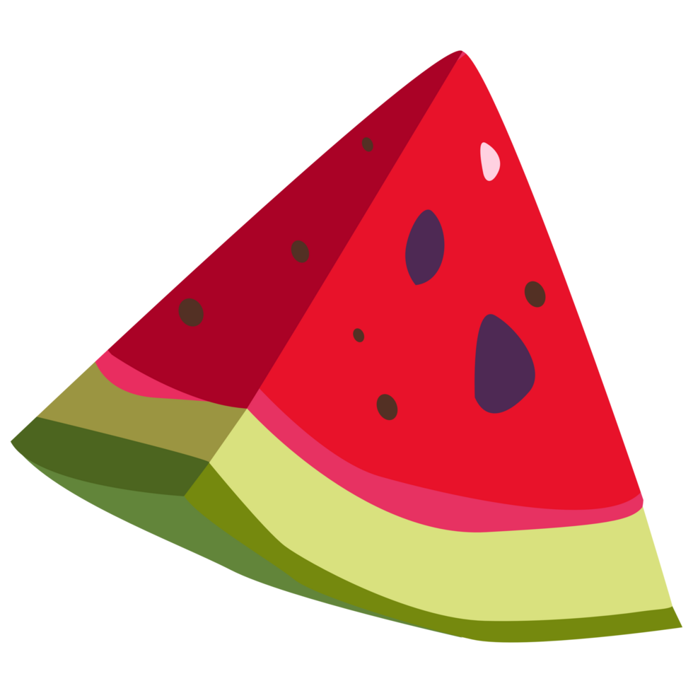 slice of watermelon 3d icon. illustration for postcard, icons, poster, advertising, web, design, arts png