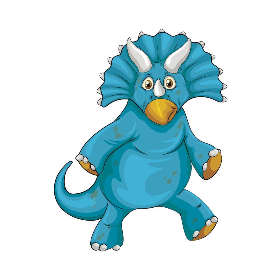 Stunning Triceratops Graphic Design A Prehistoric Masterpiece vector