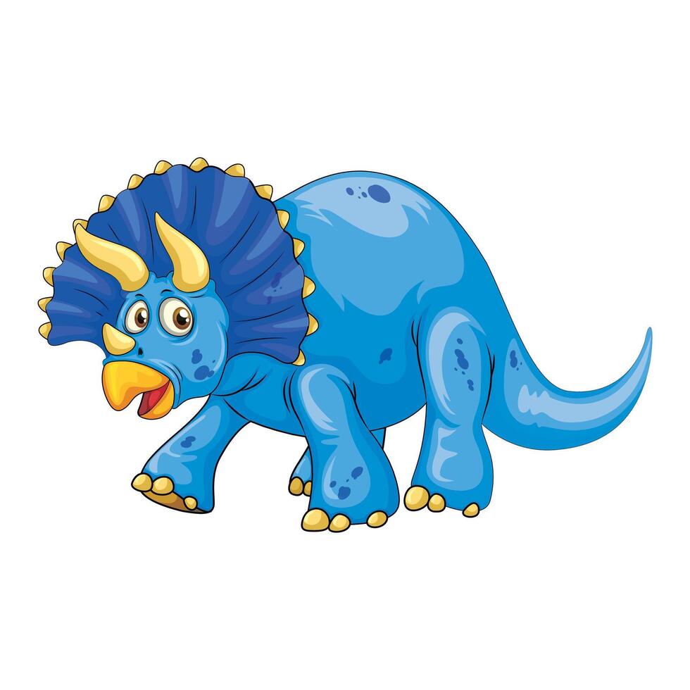 Stunning Triceratops Graphic Design A Prehistoric Masterpiece vector