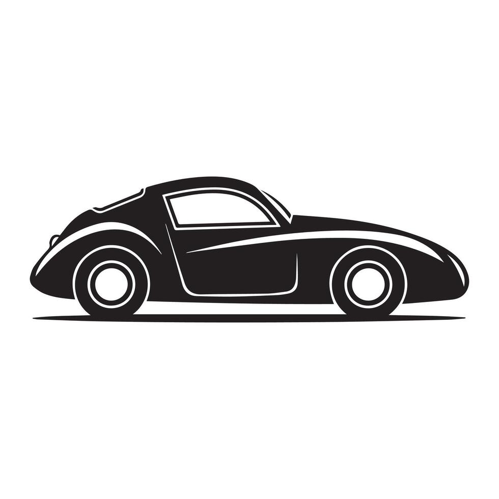 unique old car template vector