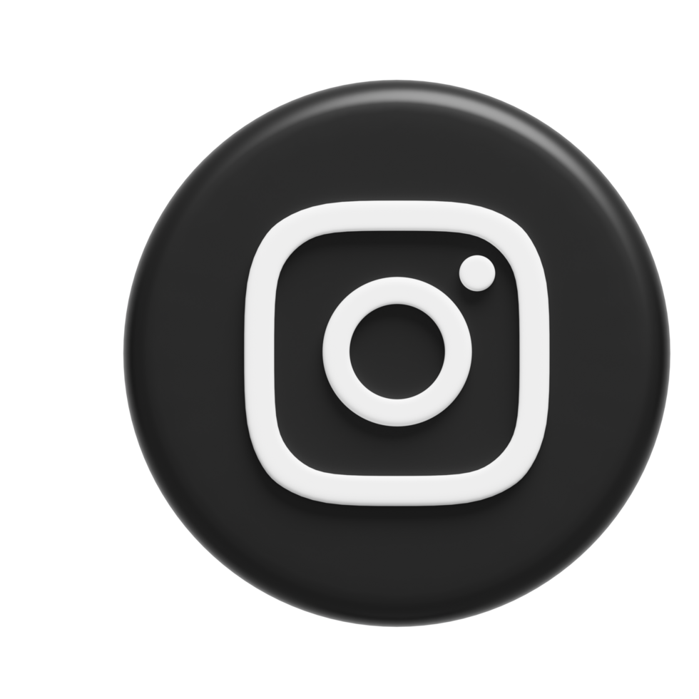 Instagram 3D Illustration png