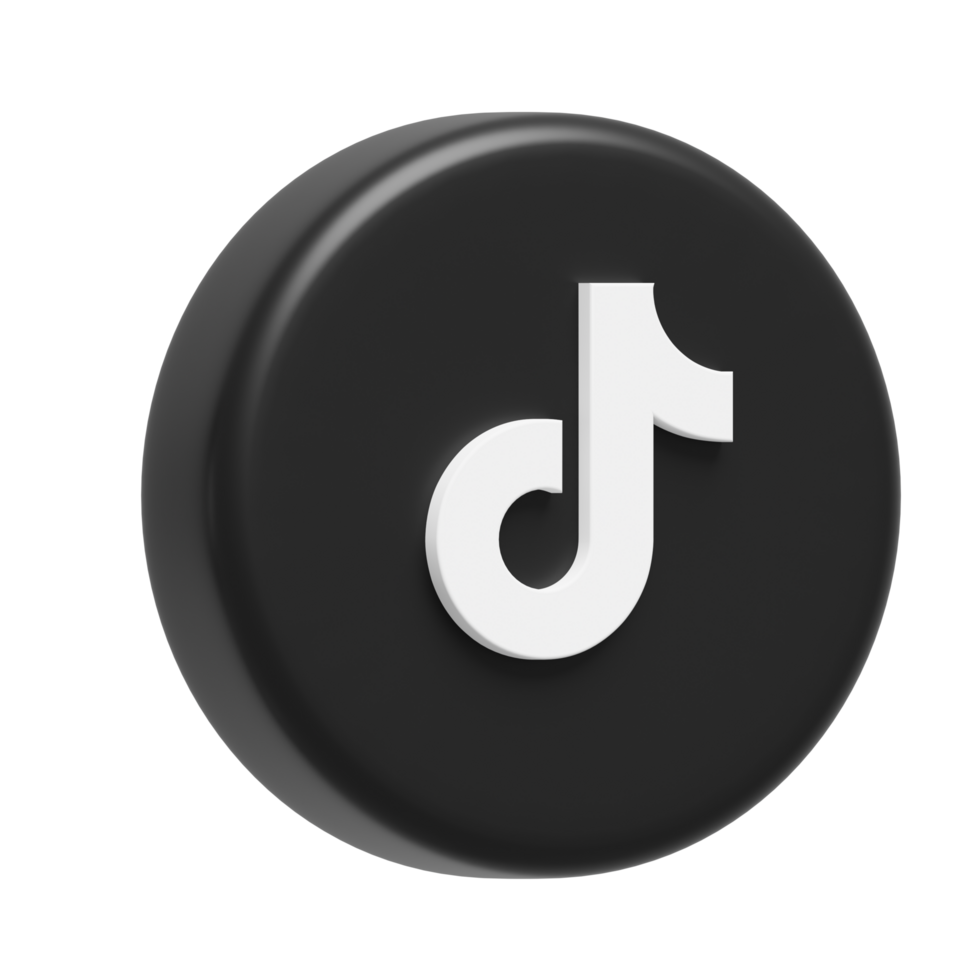 TikTok 3D Illustration png