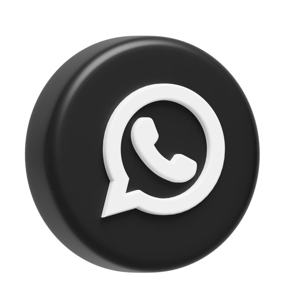 WhatsApp 3D Illustration png