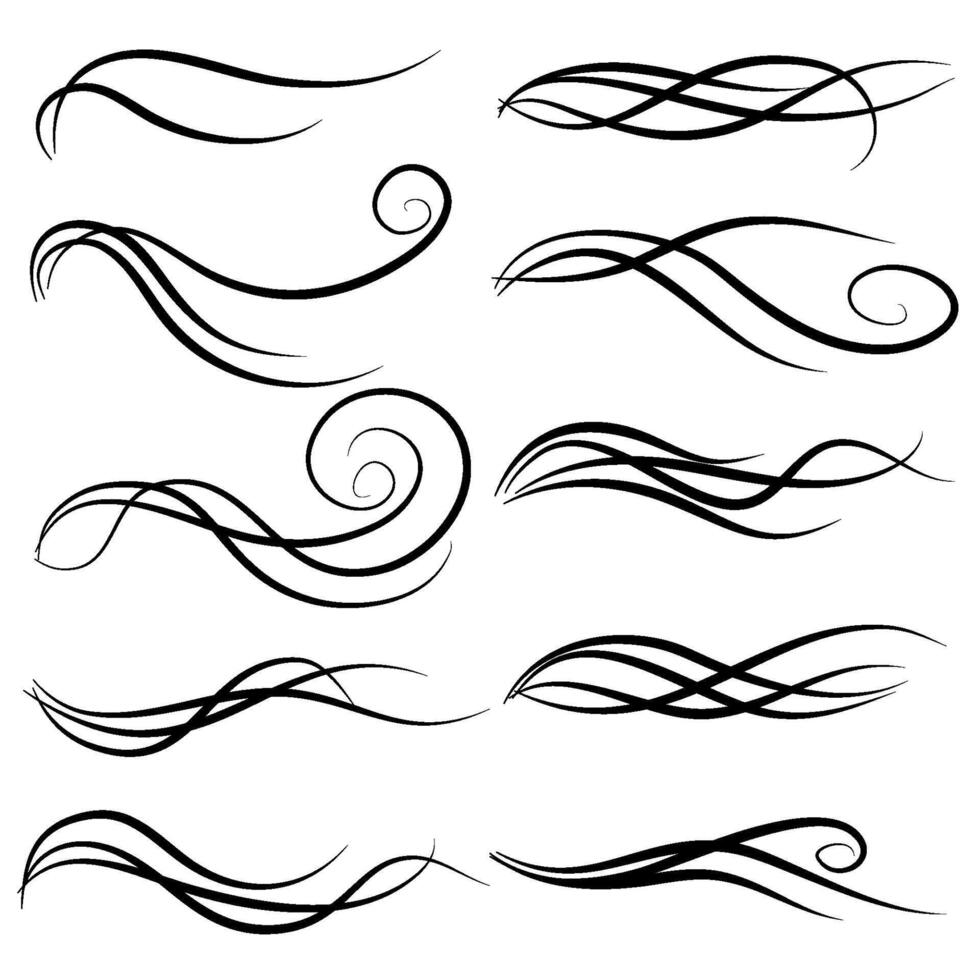 Abstract line corner vector