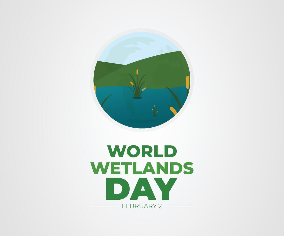 wetland day creative design.wolrd wetland day design.creative design.2 february world wetland day pro design.world wetlands day vector