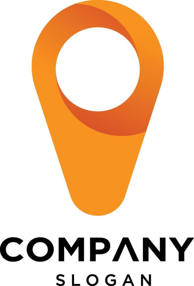 Location icon logo vector