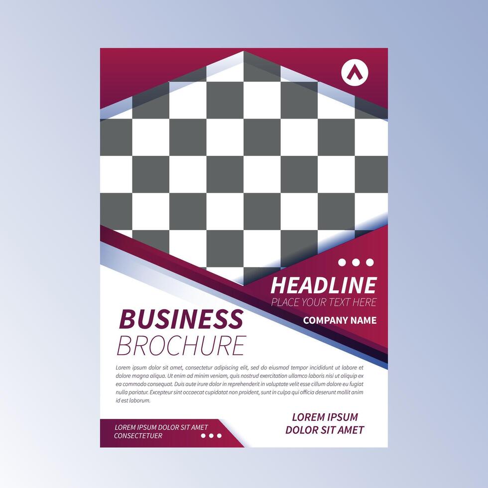 Creative business flyer design template for company Simple and clean design vector
