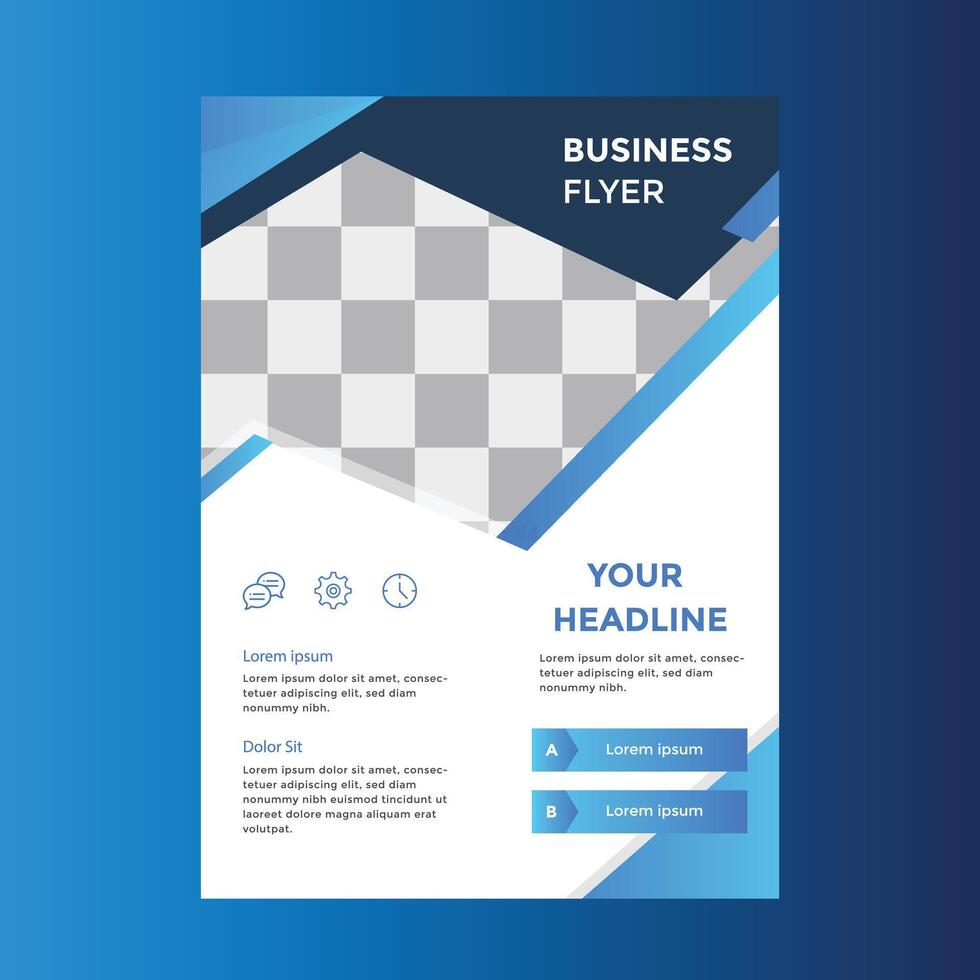 Creative Corporate amp Business Flyer Brochure Template Design Abstract Business Flyer Design Template vector