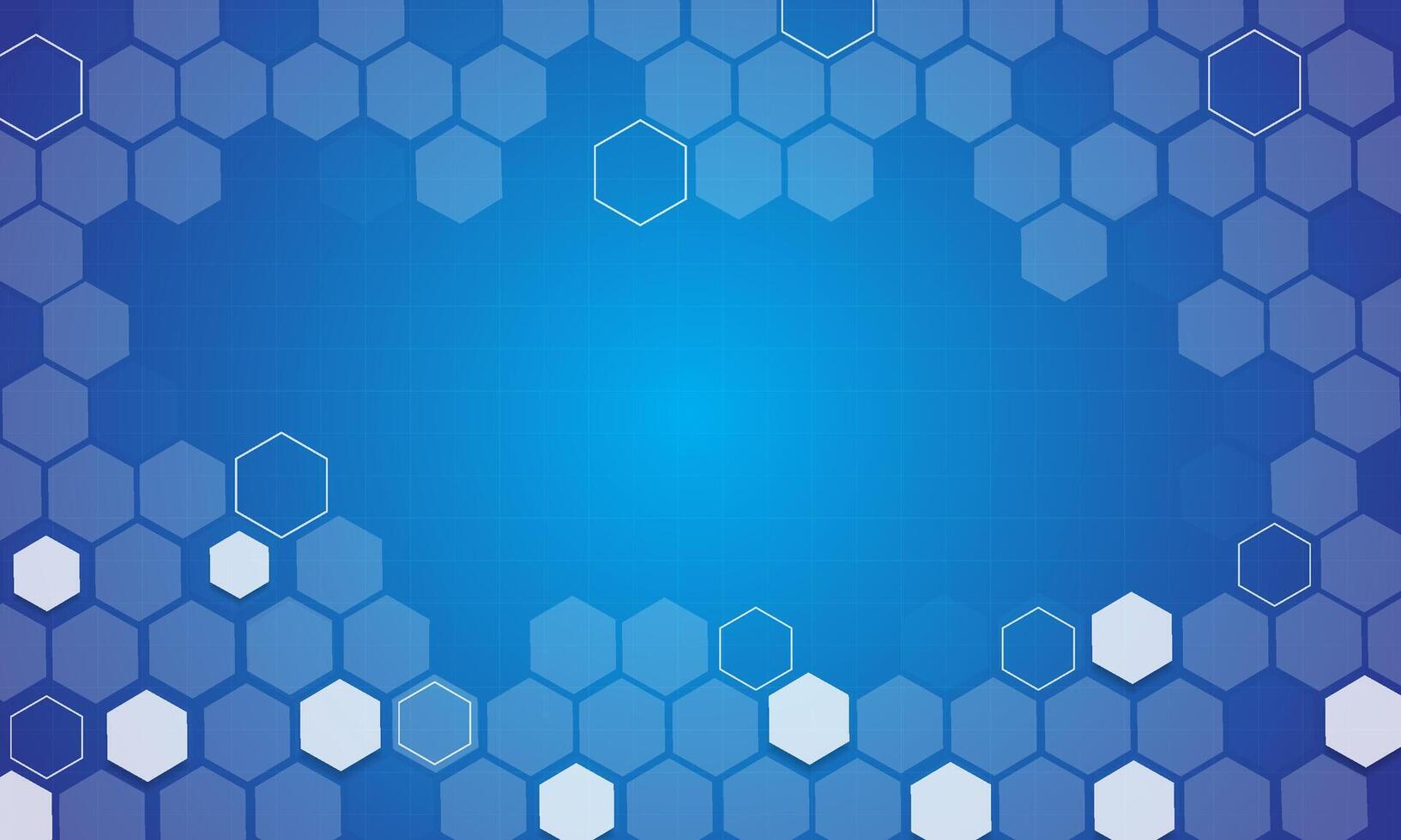 Abstract hexagonal background for medical background vector