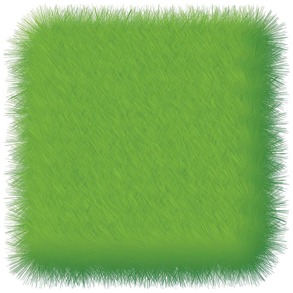 Green grass texture on white background illustration vector
