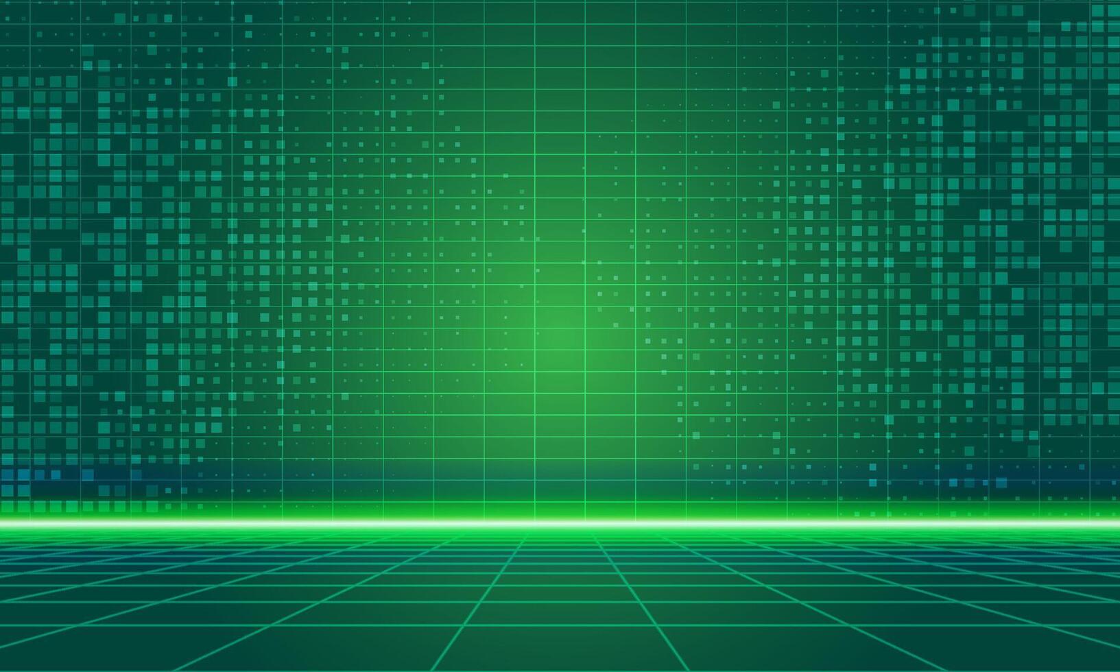 Perspective Grid Room Screen Graph Paper Sheet vector