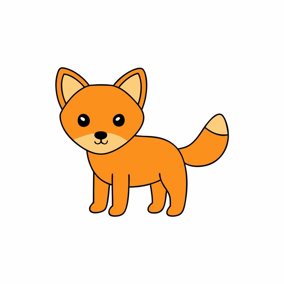 Charming Dingo Sketch Art vector