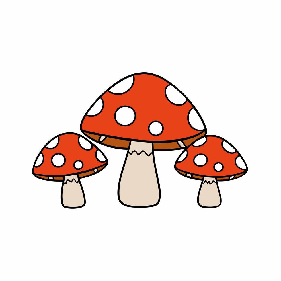 Set of Different Mushroom Illustrations for Nature Lovers vector