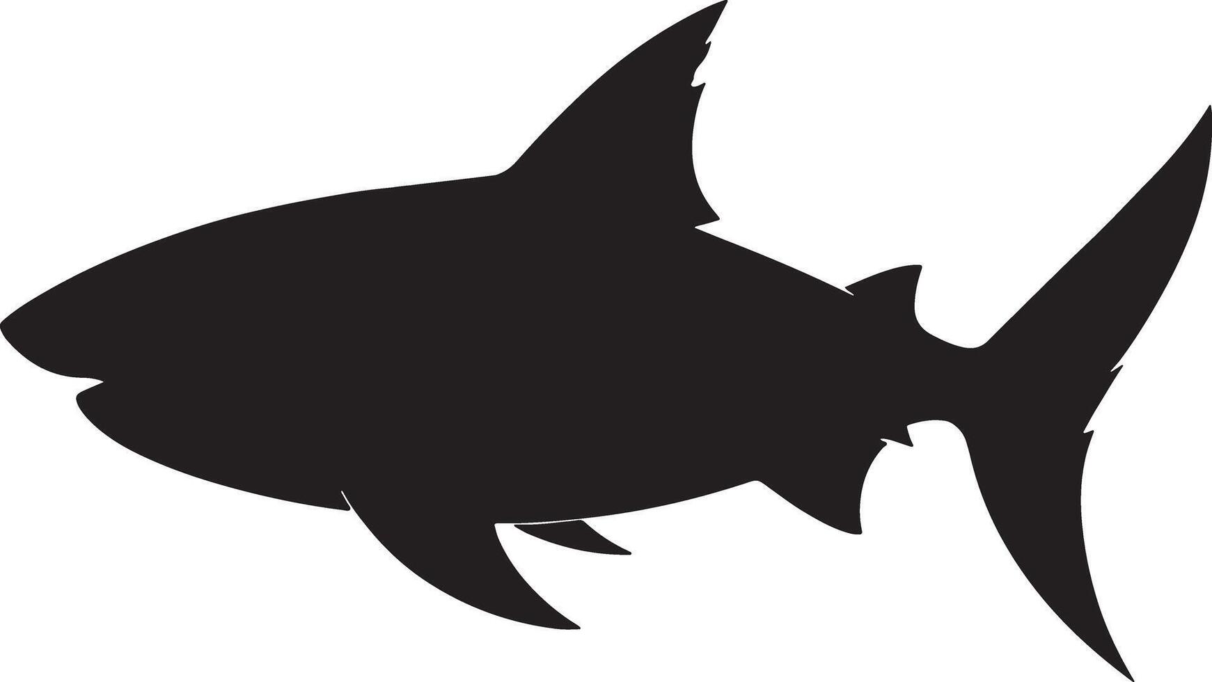 Fish Silhouette Illustration Image vector