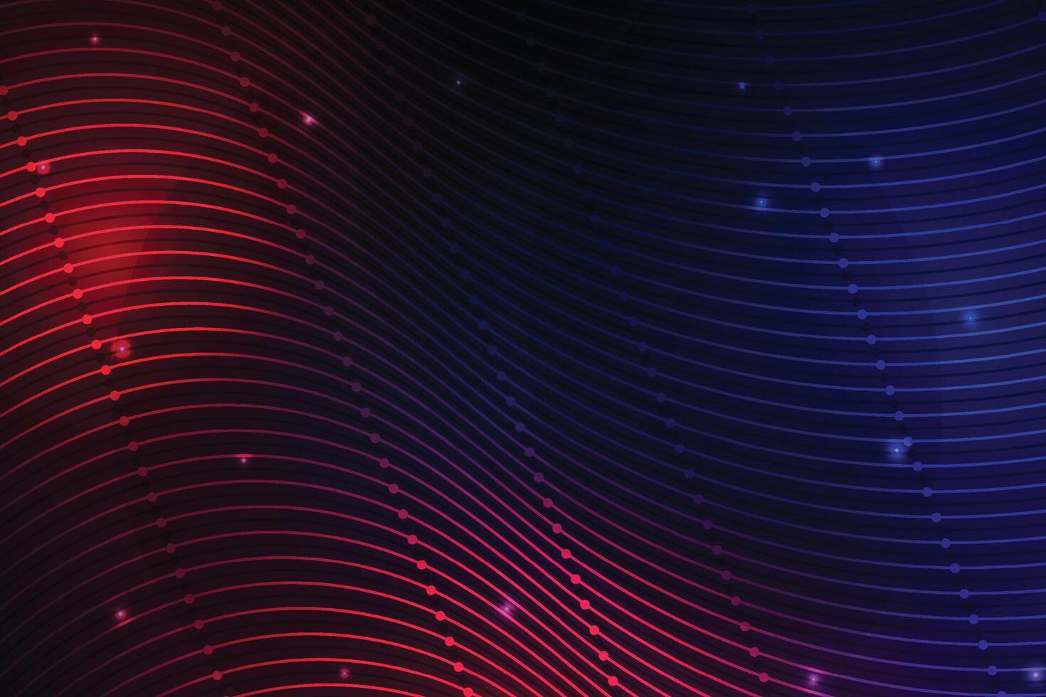 Technology abstract line art background banner design with lighting effect vector