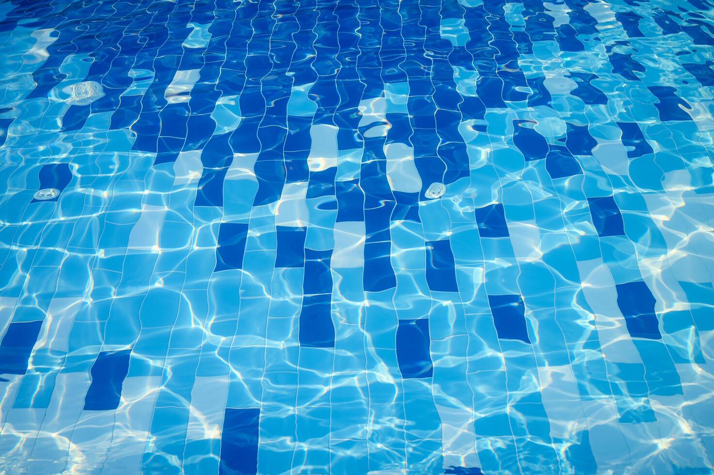 Rippled Water In the Swimming Pool photo