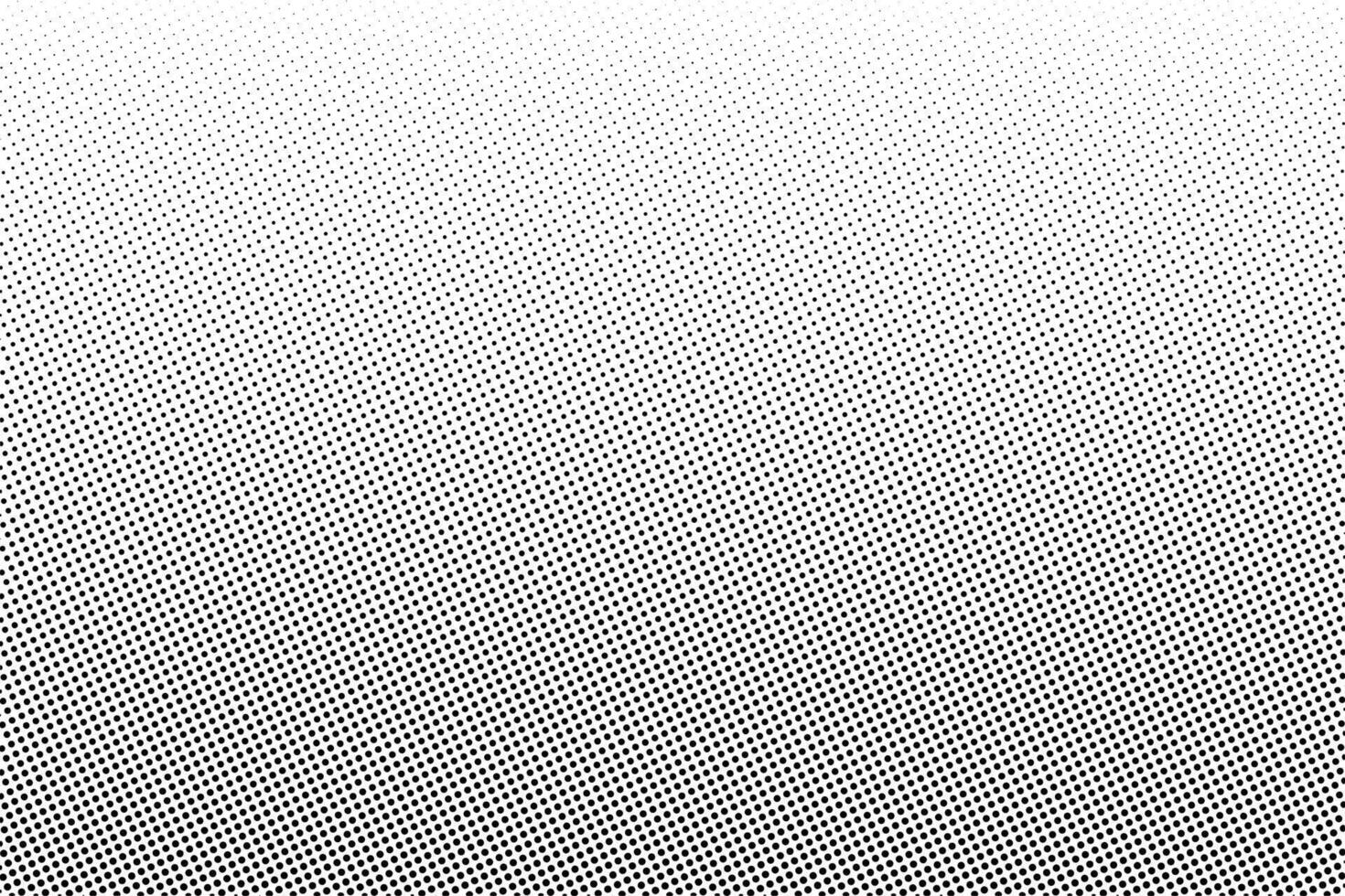 Gradient halftone dotted background pop art texture black white pattern illustration. vector