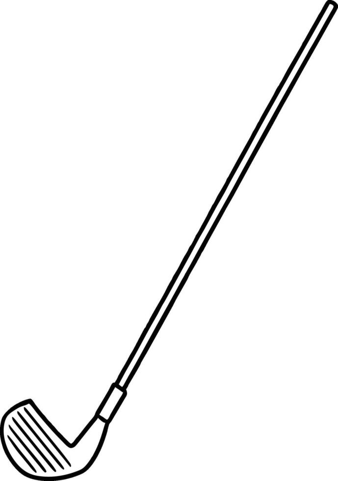 Golf club illustration white background eps 10 vector