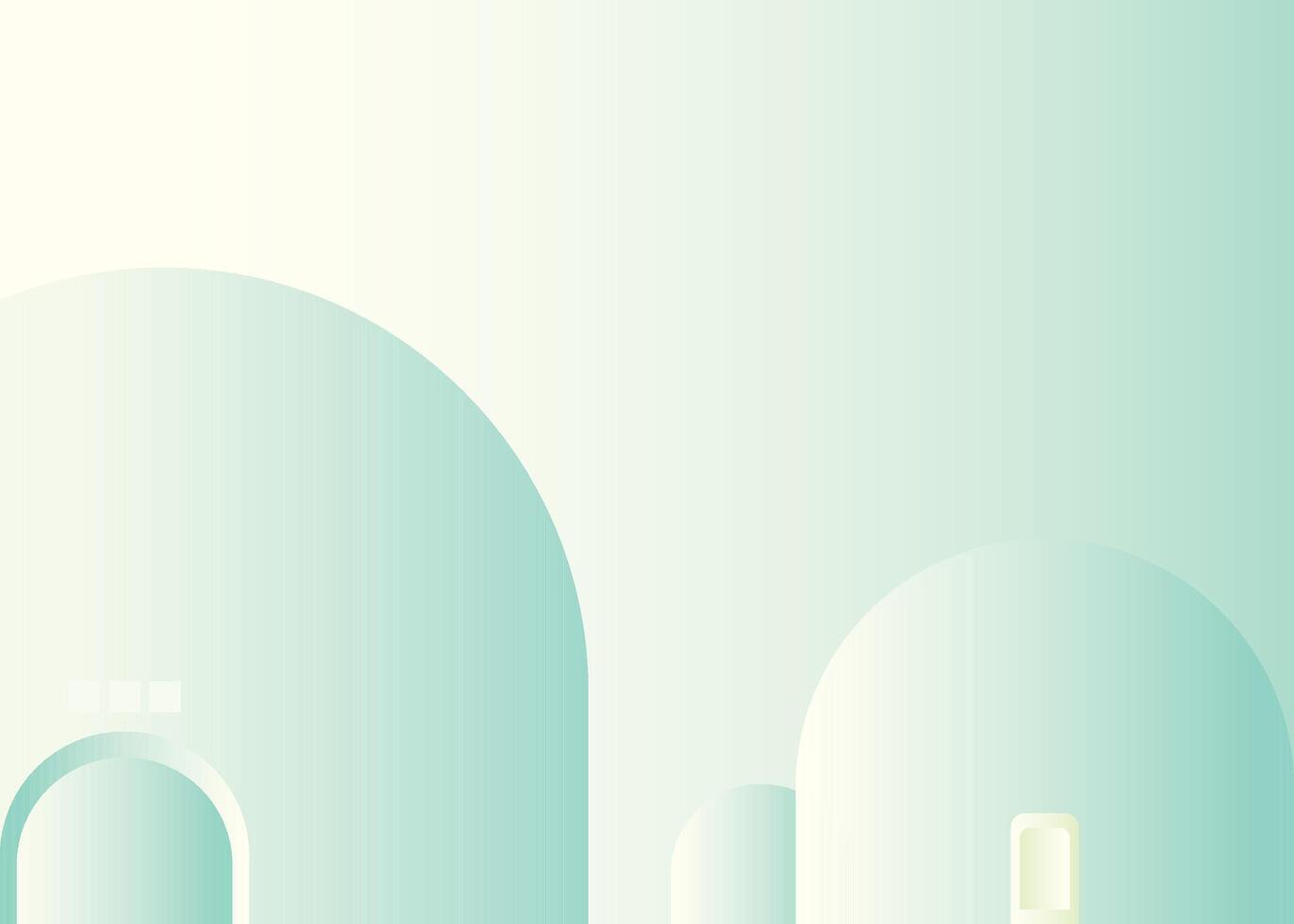 Abstract green city for background. illustration. vector