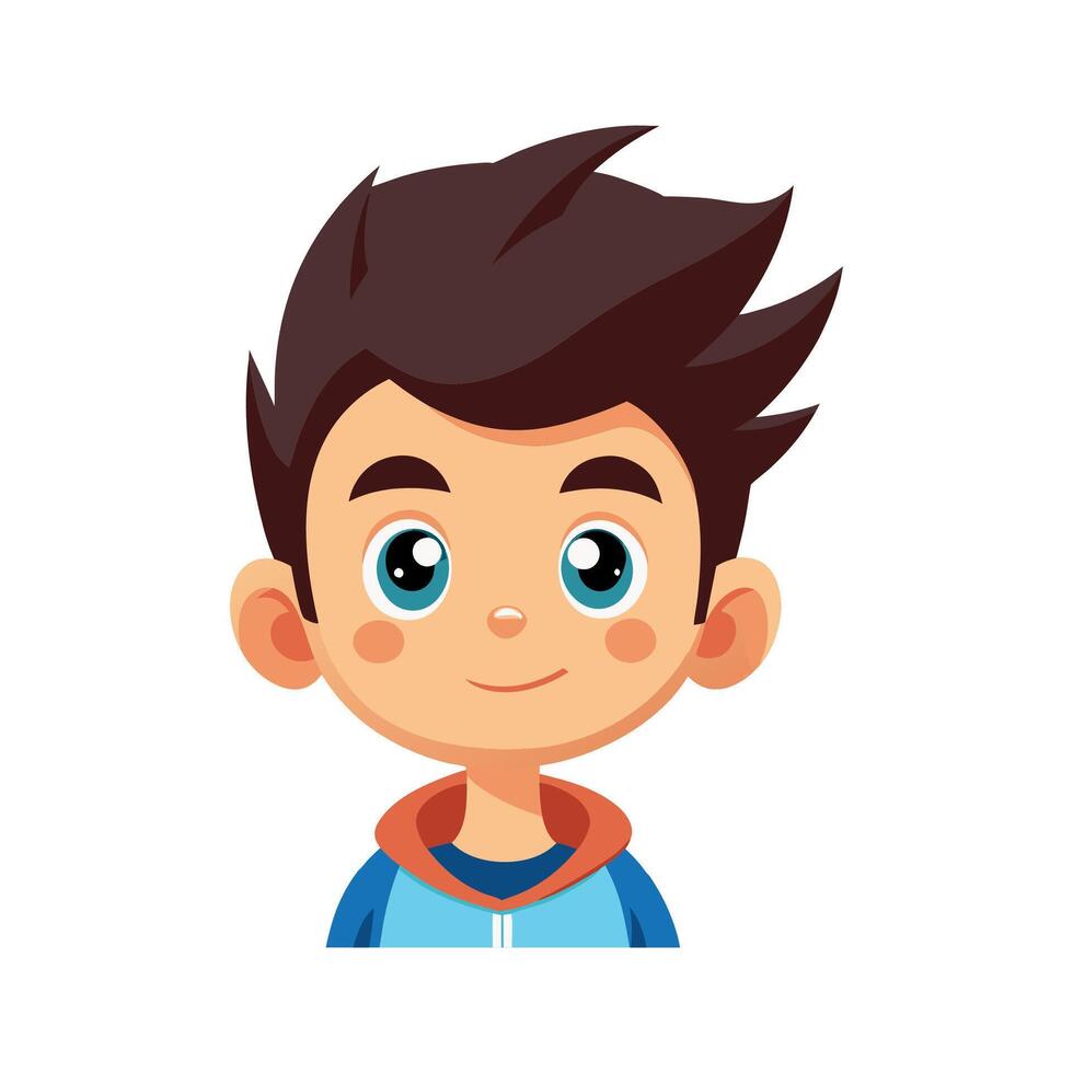 cute boy art and illustration vector