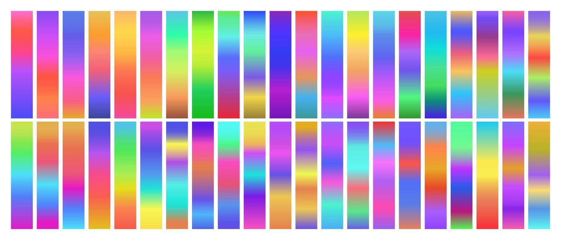 Bright Colorful Screen Gradient Color Swathes vector