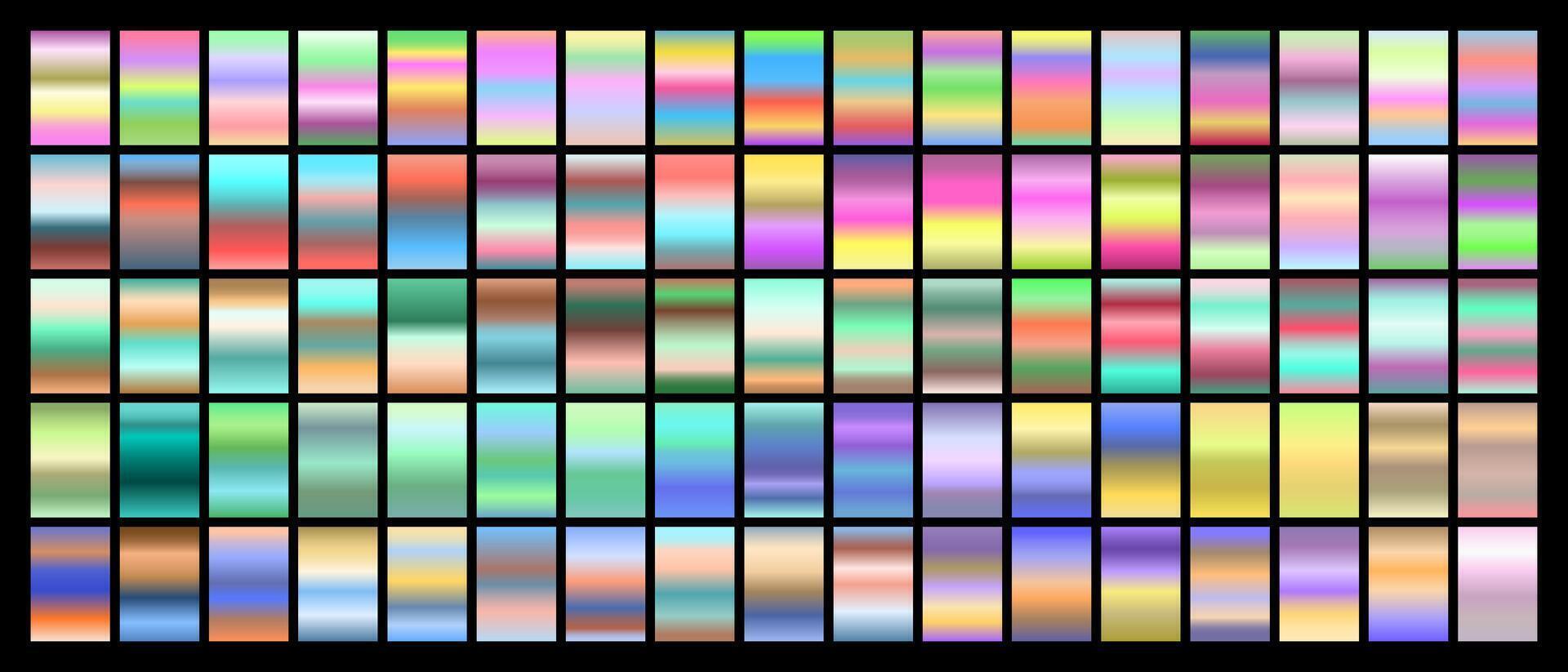 Colorful Web Gradient Set vector