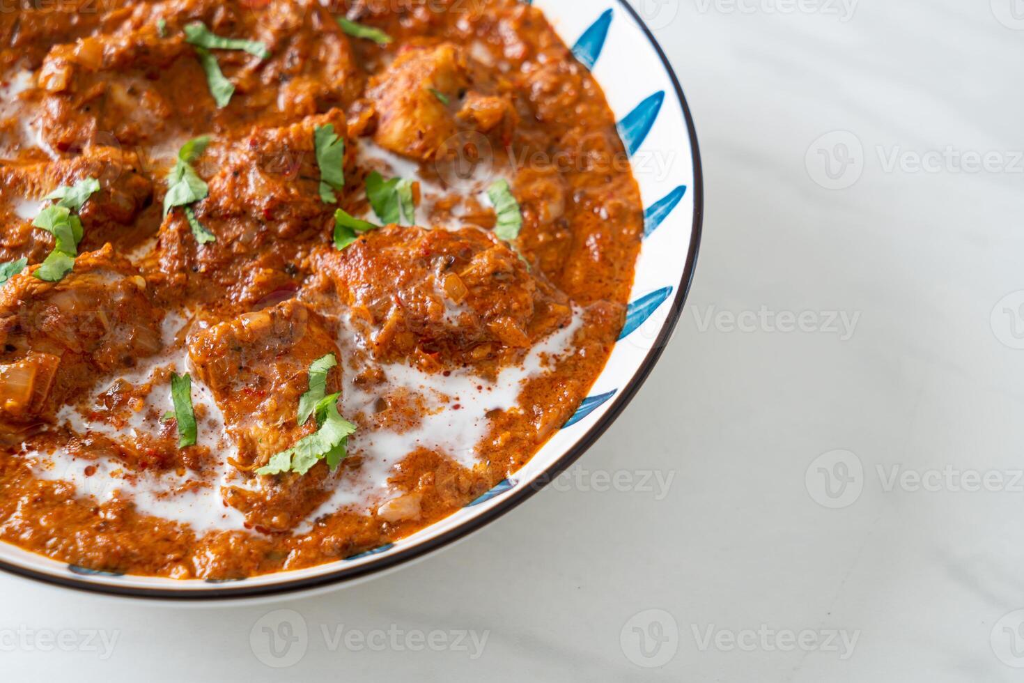 chicken tikka masala spicy curry meat food photo