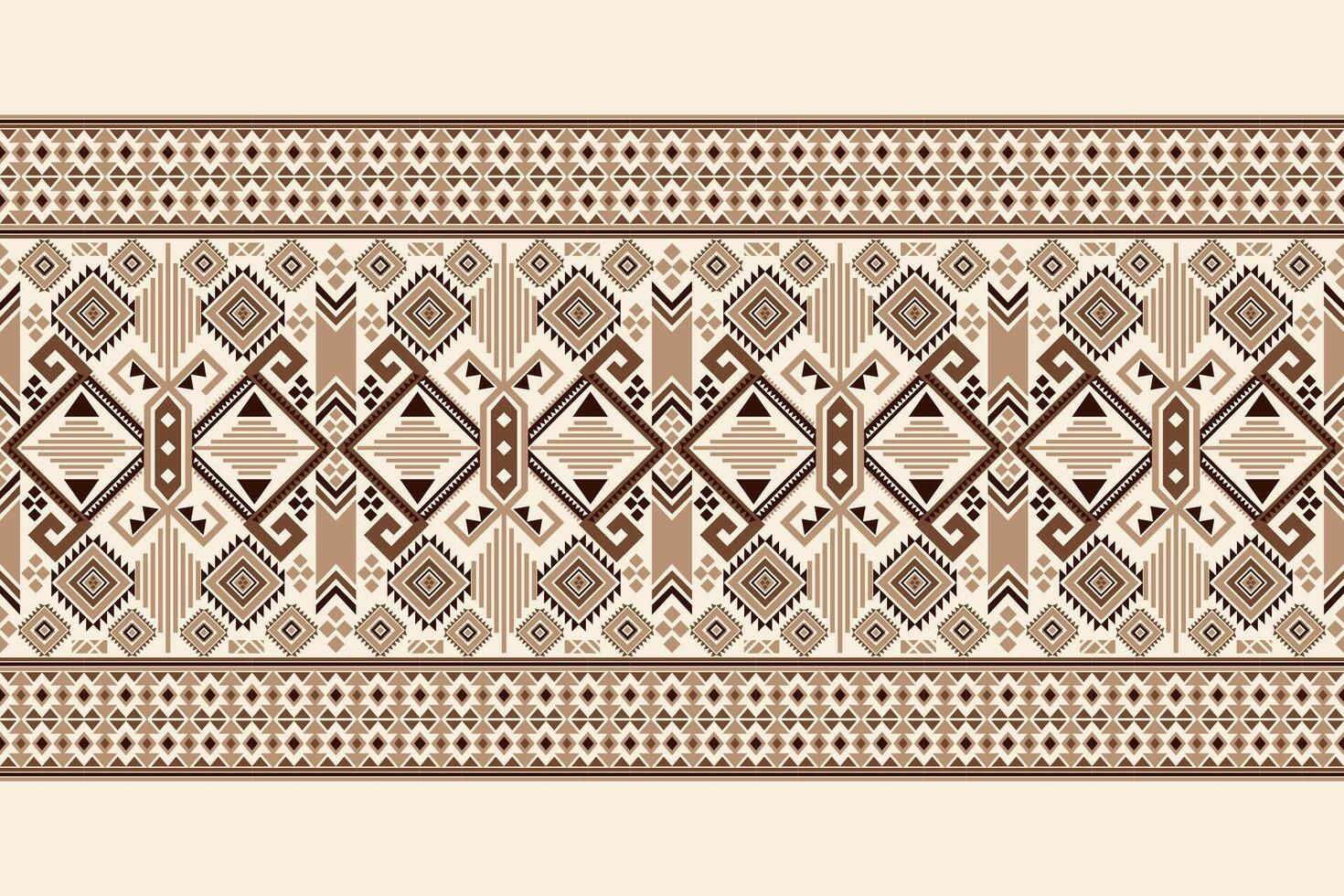 Geometric ethnic oriental pattern background,beige background,Aztec style abstract background vector