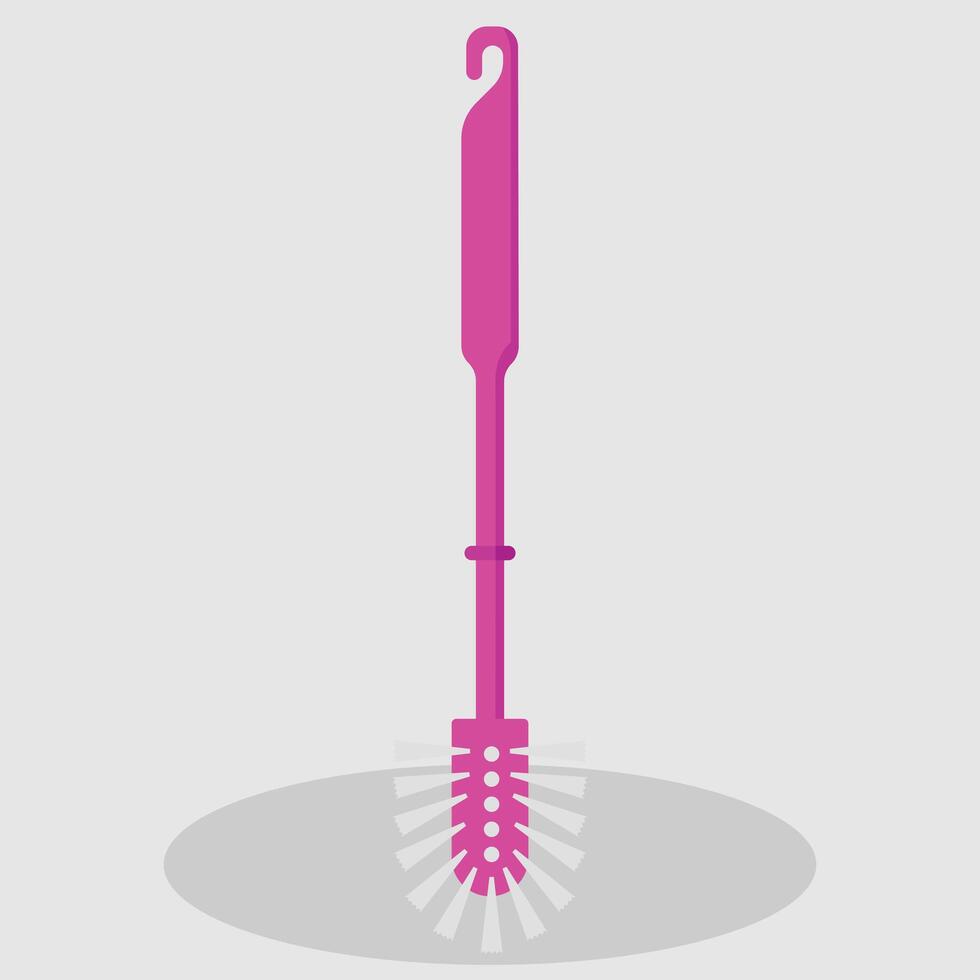 Toilet Brush and Plunger Icons vector