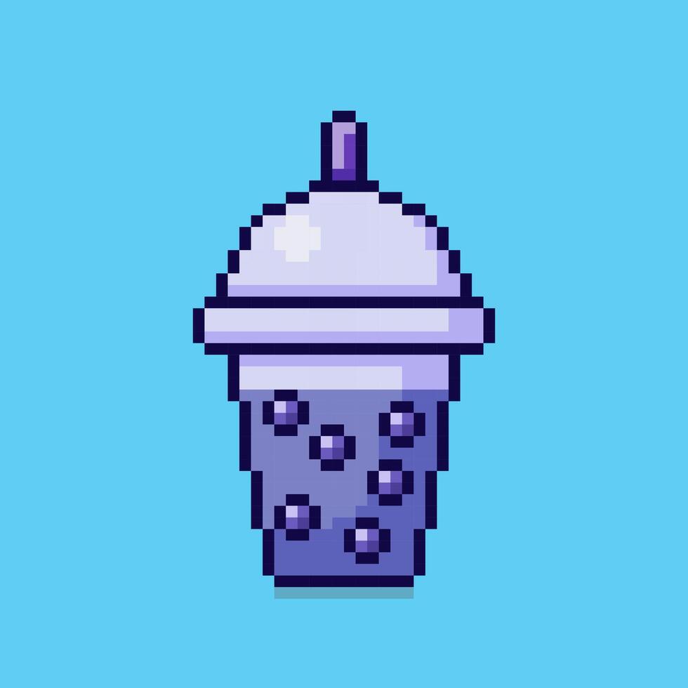 Pixel art Bubble tea game asset design 49705537 Vector Art at Vecteezy